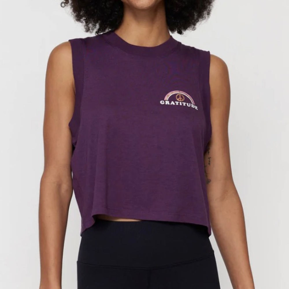 Spiritual Gangster Box Crop Tank